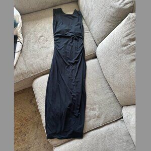 Bra-Free Open-Back Knit Midi Dress